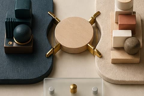 Delegate low-value work is represented by a bounded abstract editorial still life without people, text, metrics, or promised business results.