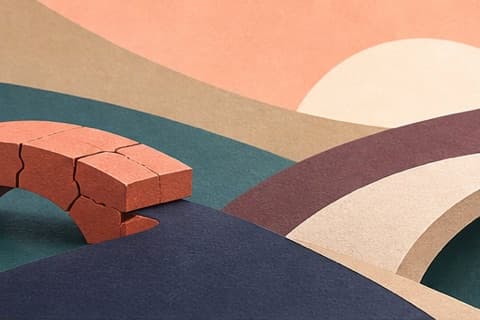 Decide whether to reconnect is represented by a bounded abstract editorial still life without people, profiles, messages, metrics, or promised dating results.
