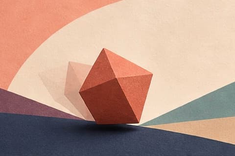 Recover from awkward moments is represented by a bounded abstract editorial still life without people, profiles, messages, metrics, or promised dating results.