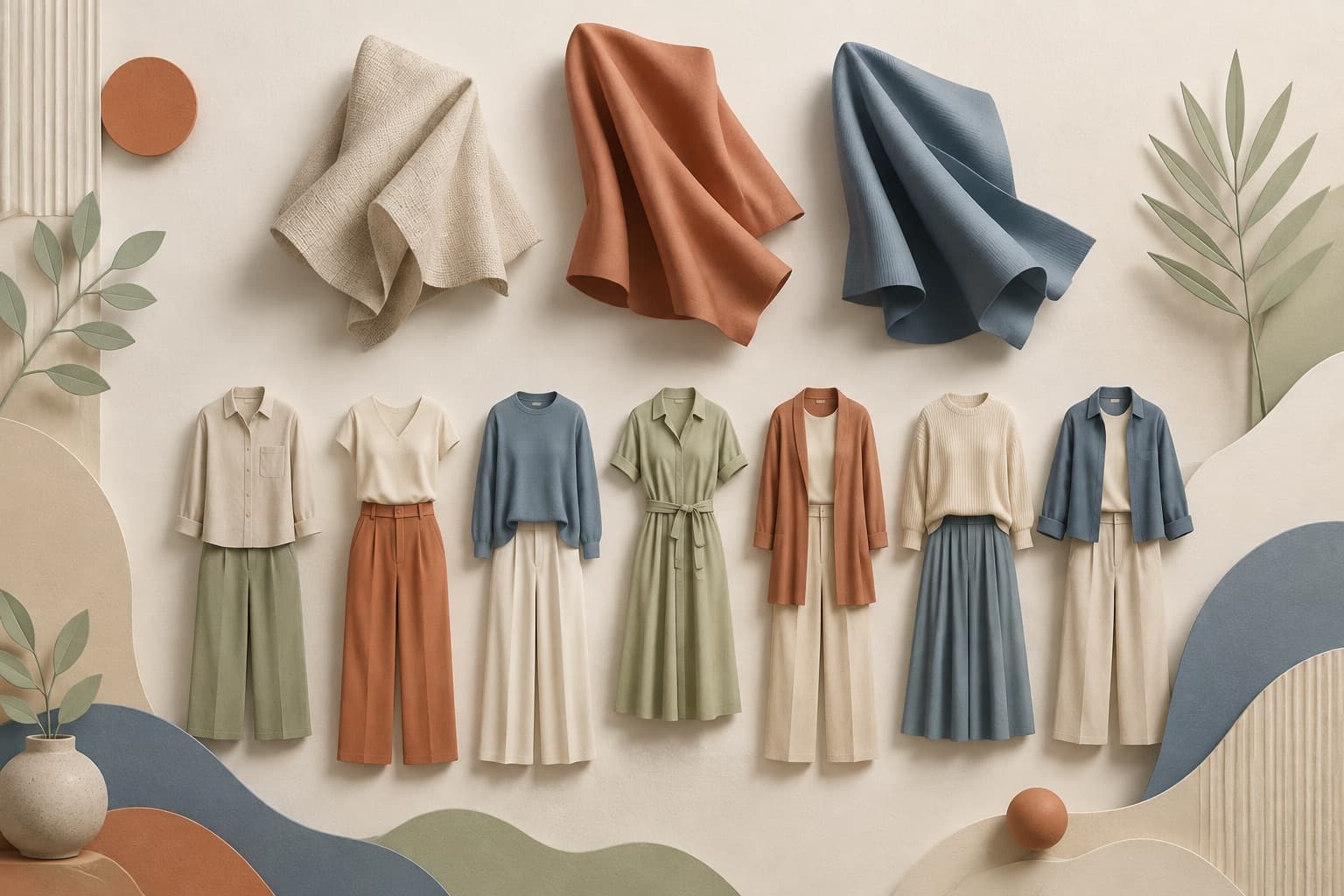 Define your personal style represented by a bounded tactile editorial still life without people, text, brands, fake UI, or promised outcomes.