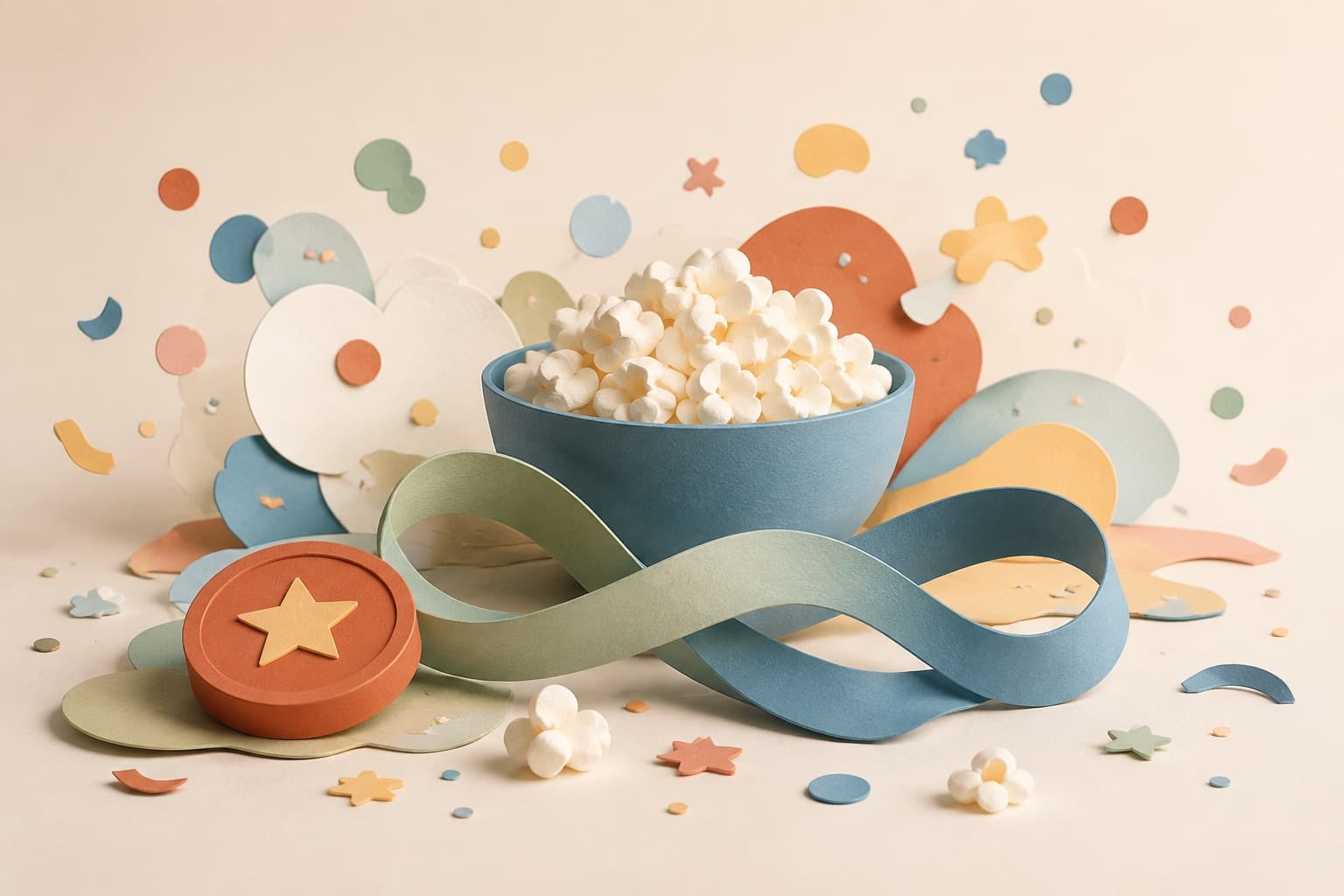 Have More Fun represented by a calm tactile editorial still life without people, brands, status promises, or guaranteed outcomes.