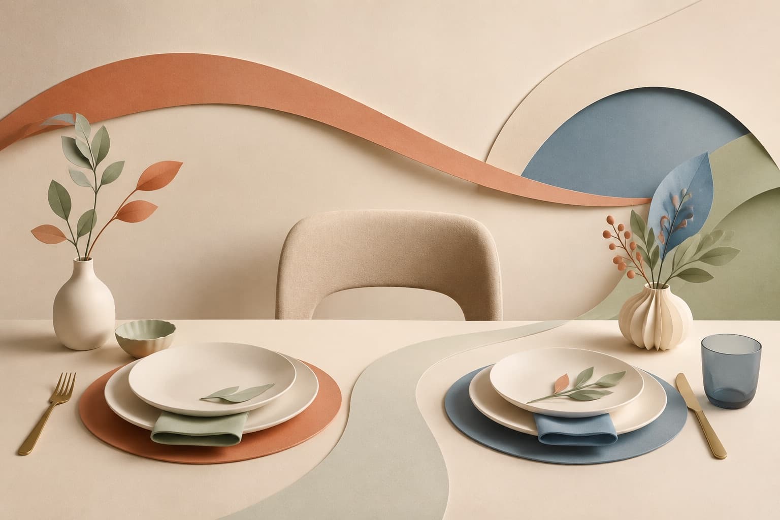 Practice grace and etiquette represented by a bounded tactile editorial still life without people, text, brands, fake UI, or promised outcomes.
