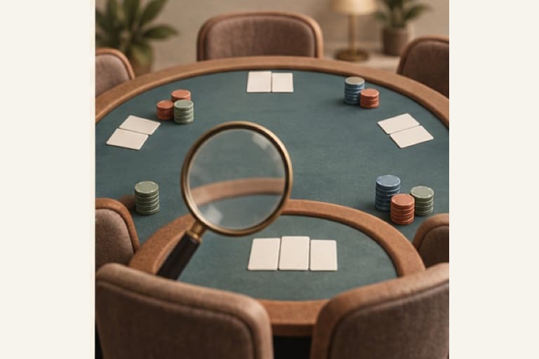 Read table dynamics represented by a bounded tactile editorial still life without people, text, brands, fake UI, or promised outcomes.