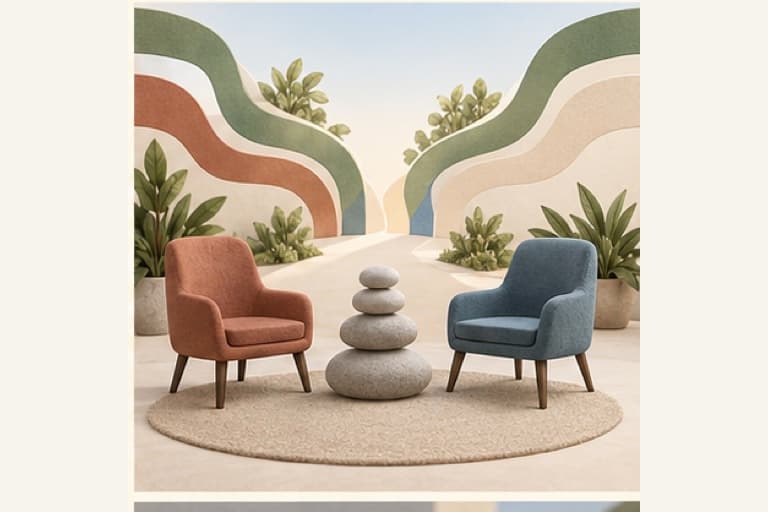 Use influence ethically represented by a bounded tactile editorial still life without people, text, brands, fake UI, or promised outcomes.