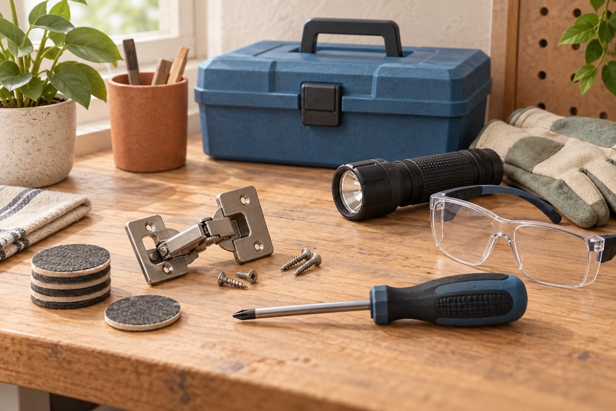 Fix common household problems represented by a bounded tactile editorial still life without people, text, brands, fake UI, or promised outcomes.
