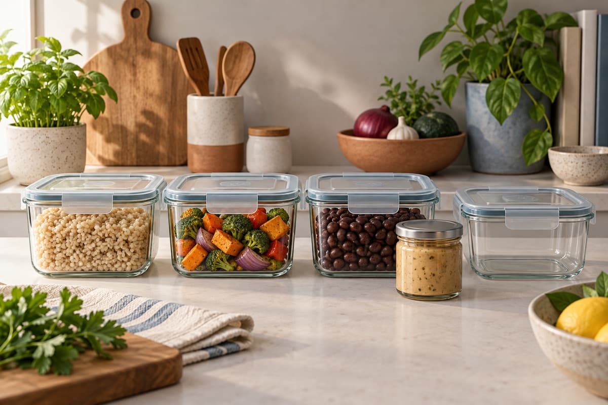 Meal prep consistently represented by a bounded tactile editorial still life without people, text, brands, fake UI, or promised outcomes.