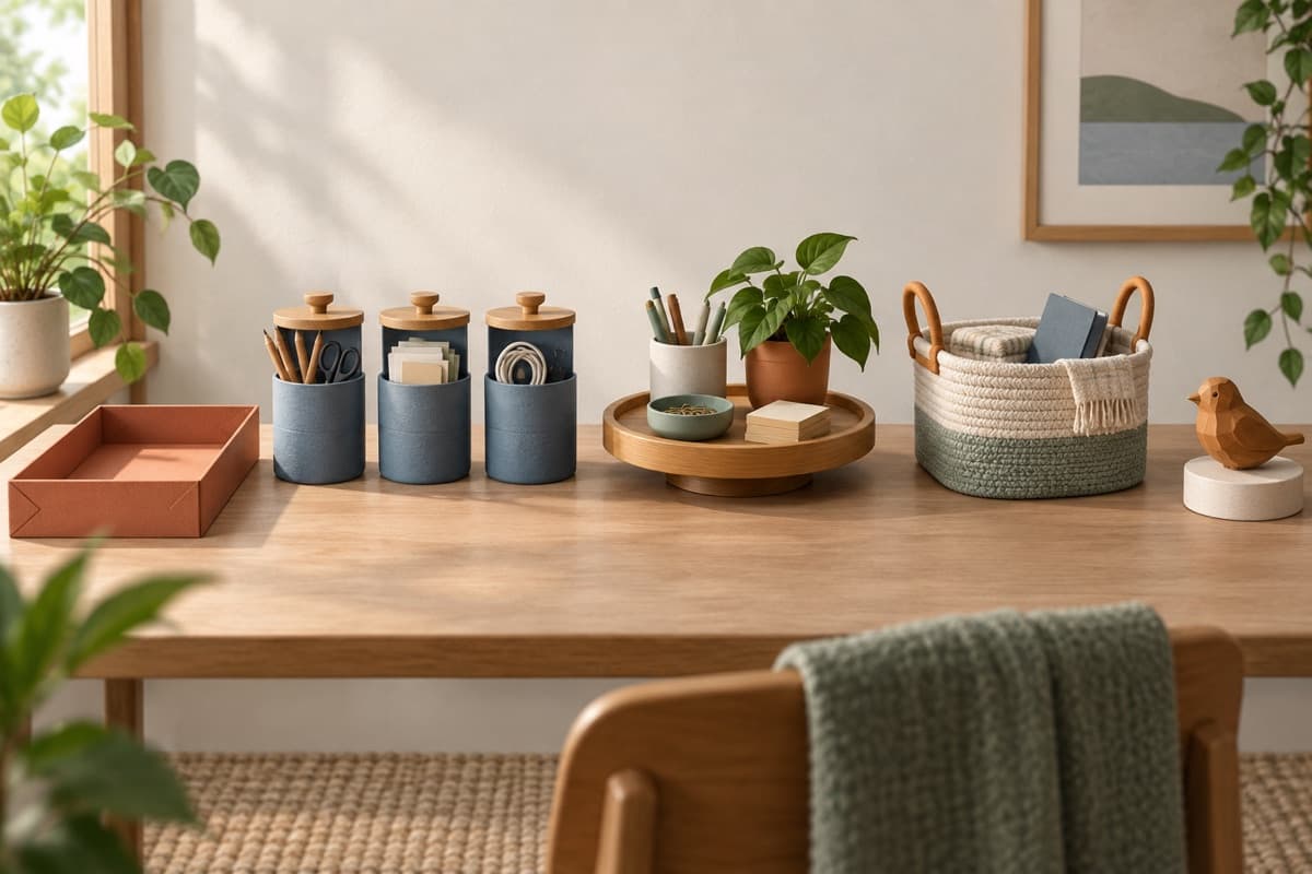 Simplify everything represented by a bounded tactile editorial still life without people, text, brands, fake UI, or promised outcomes.