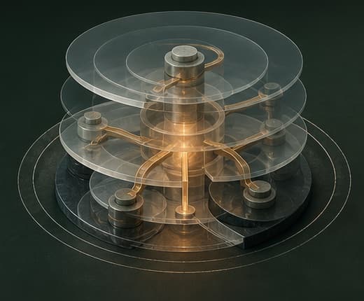 A measured wave moves between clearly defined limits.