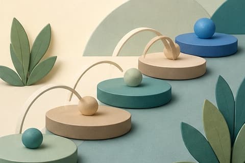 Small repeating study forms create a manageable rhythm with room for rest.