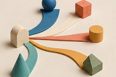 Several open paths invite an adaptable choice without implying fixed talent.