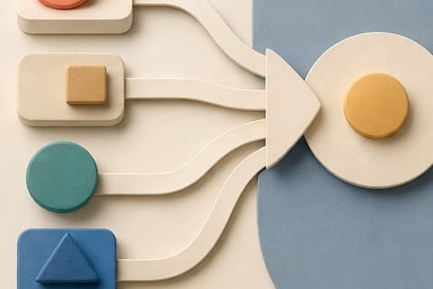 Layered preparation steps lead toward a calm open space without scores or pressure.
