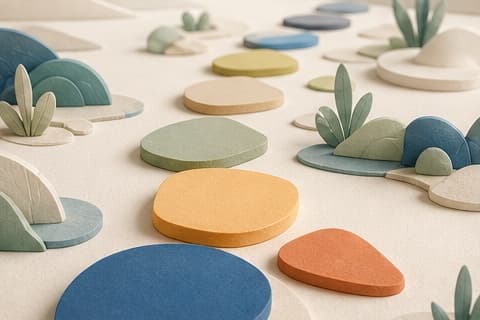A few neutral markers show private progress without grades, streaks, or surveillance.