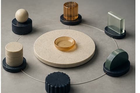 Manage stakeholders is represented by a bounded abstract editorial still life emphasizing review, autonomy, and honest limits.